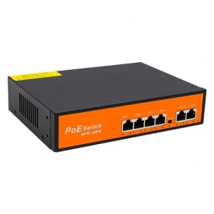 Hubrendy SH Powermaster Poe4+2 72w 10/100 Mbps Poe Ethernet Switch