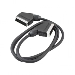 Hubrendy SH Powermaster Scart Scart 3 Metre Siyah Kablo