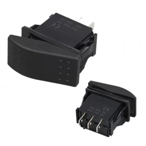 Hubrendy SH Powermaster Sembolsüz Işıksız 3 Pinli On-off 12-24v Marin Switch