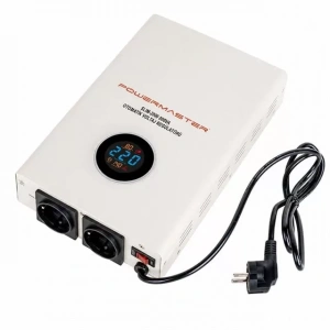 Hubrendy SH Powermaster Slım-2000 Otomatik 2000 Watt Kombi Voltaj Regülatörü