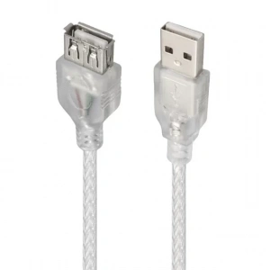 Hubrendy SH Powermaster Usb Uzatma Kablosu 1.5 Metre Şeffaf