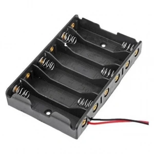 Hubrendy SH Powermaster Yan Yana 6lı Aa Pil Yuvası (ıc-234b)