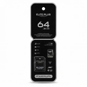 Hubrendy SH Powerway Elite Plus 64 Gb Micro Sd Hafıza Kartı