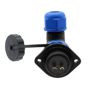 Hubrendy SH Sd20 Su Geçirmez 2 Pin 20 Mm Konnektör 90° Dirsek