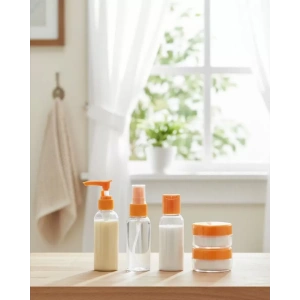 Hubrendy SH Seyahat İçin 5’li Şeffaf Kozmetik Kap Seti 30 Ml