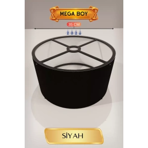 Hubrendy SH Siyah Lambader Başlığı 35 Cm Mega Boy