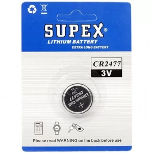 Hubrendy SH Supex Cr2477 3 Volt Lityum Pil Tekli