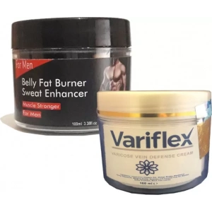 Hubrendy SH Variflex Bacak Bakım Krem 100 Ml + Erkeklere Eelhoe Fatburnerman Krem