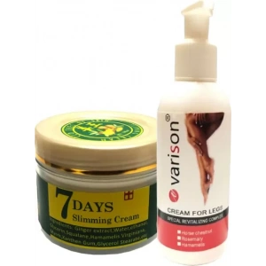 Hubrendy SH Varison Bacak Bakım 120 Ml Krem + 7 Days Slimingcream Jeli