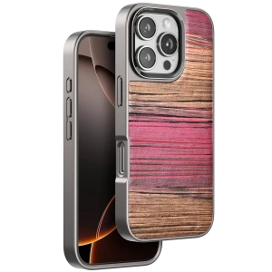 Hubrendy SH Venco Apple İphone 16 Pro Wave Kapak - Pembe