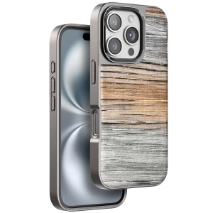 Hubrendy SH Venco Apple İphone 16 Pro Wave Kapak - Sarı