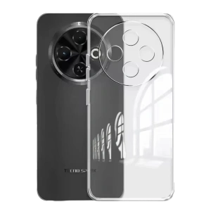 Hubrendy Bez Tecno Spark 30C Kılıf Lüx Şeffaf Silikon