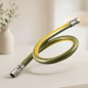 Hubrendy Tedarik 150 cm Doğalgaz Hortumu Çelik Örgülü