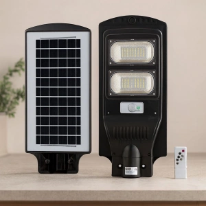 Hubrendy Tedarik 200W 6500K Sensörlü Güneş Enerjili Sokak Lambası
