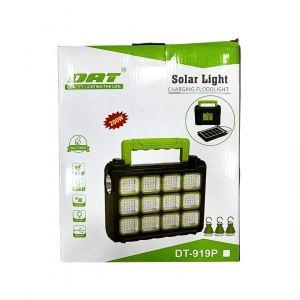 Hubrendy Tedarik 200W USB Şarjlı Solar Projektör