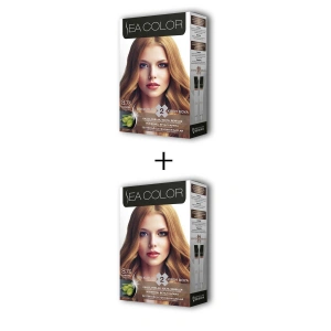 Hubrendy Tedarik 2X2 Tüp Krem Saç Boyası Seti Karamel No:8.73