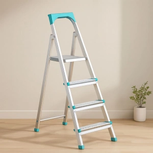 Hubrendy Tedarik 3+1 Basamaklı Metal Merdiven 82 cm 120 kg