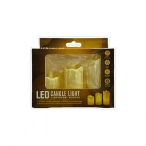 Hubrendy Tedarik 3li Led Mum