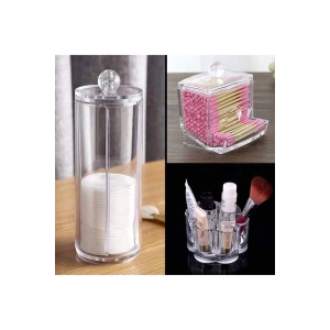 Hubrendy Tedarik 3lü Makyaj Organizer Set Royaleks-AK504