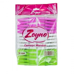 Hubrendy Tedarik 30li Çamaşır Mandalı