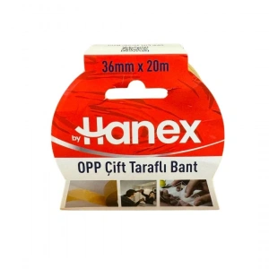 Hubrendy Tedarik 36 mm x 20 m Opp Çift Taraflı Bant