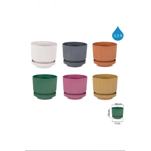 Hubrendy Tedarik 3No Saksı 3.3Lt 1 Adet Royaleks-S282