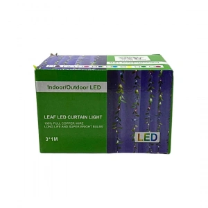 Hubrendy Tedarik 3x1 Yeşil Kutulu Sarmaşık Perde LED
