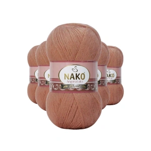 Hubrendy Tedarik 5 Adet Angora Lüks El Örgü İpi  12895
