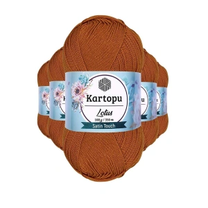 Hubrendy Tedarik 5 Adet Lotus Bikini Büstiyer Bluz Örgü İpi  K302 Tarçın