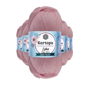 Hubrendy Tedarik 5 Adet Lotus Bikini Büstiyer Bluz Örgü İpi  K768 Açık Pembe