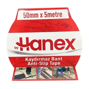 Hubrendy Tedarik 50 mm x 5 m Siyah Kaydırmaz Bant