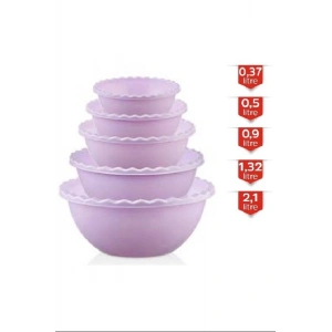 Hubrendy Tedarik 5’li Tırtıllı Yuvarlak Badya Royaleks-MRD809