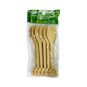 Hubrendy Tedarik 6li Bambu Lüks Kaşık