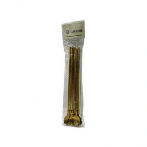 Hubrendy Tedarik 6li Gold Kaşıklı Pipet