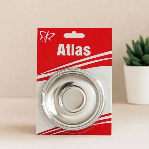 Hubrendy Tedarik 6lı Metal Çay Tabağı Seti