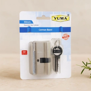 Hubrendy Tedarik 68 mm Silindir Barel (Nikel Saten) - 3 Anahtarlı