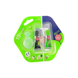 Hubrendy Tedarik 8 g 2li Şeffaf Yapıştırıcı