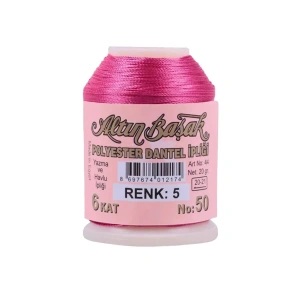 Hubrendy Tedarik Altınbaşak Oya ve Dantel İpi 20 gr - Royaleks - No: 005