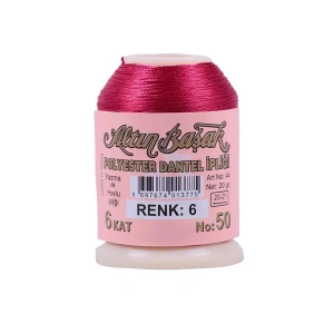 Hubrendy Tedarik Altınbaşak Oya ve Dantel İpi 20 gr - Royaleks - No: 006