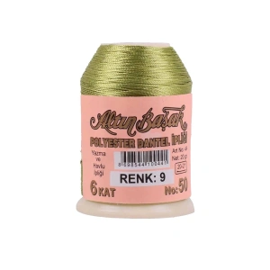 Hubrendy Tedarik Altınbaşak Oya ve Dantel İpi 20 gr - Royaleks - No: 009