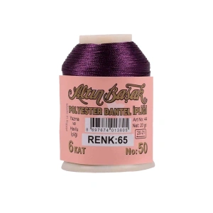 Hubrendy Tedarik Altınbaşak Oya ve Dantel İpi 20 gr - Royaleks - No: 065