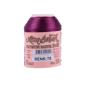 Hubrendy Tedarik Altınbaşak Oya ve Dantel İpi 20 gr - Royaleks - No: 078