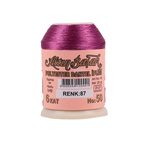Hubrendy Tedarik Altınbaşak Oya ve Dantel İpi 20 gr - Royaleks - No: 087