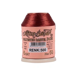 Hubrendy Tedarik Altınbaşak Oya ve Dantel İpi 20 gr - Royaleks - No: 500