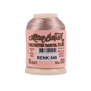 Hubrendy Tedarik Altınbaşak Oya ve Dantel İpi 20 gr - Royaleks - No: 548