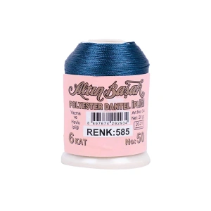 Hubrendy Tedarik Altınbaşak Oya ve Dantel İpi 20 gr - Royaleks - No: 585