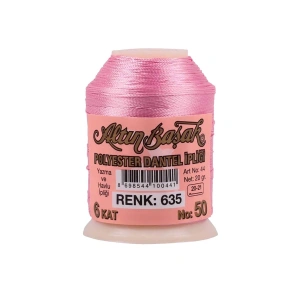 Hubrendy Tedarik Altınbaşak Oya ve Dantel İpi 20 gr - Royaleks - No: 635