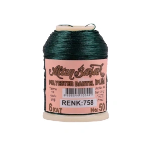 Hubrendy Tedarik Altınbaşak Oya ve Dantel İpi 20 gr - Royaleks - No: 758