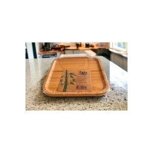 Hubrendy Tedarik Bambu Kare Tabak 20 * 20 * 1.5 Cm Royaleks-KR2020