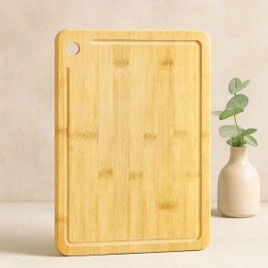 Hubrendy Tedarik Bambu Kesme Tahtası 26x36x1.8 cm